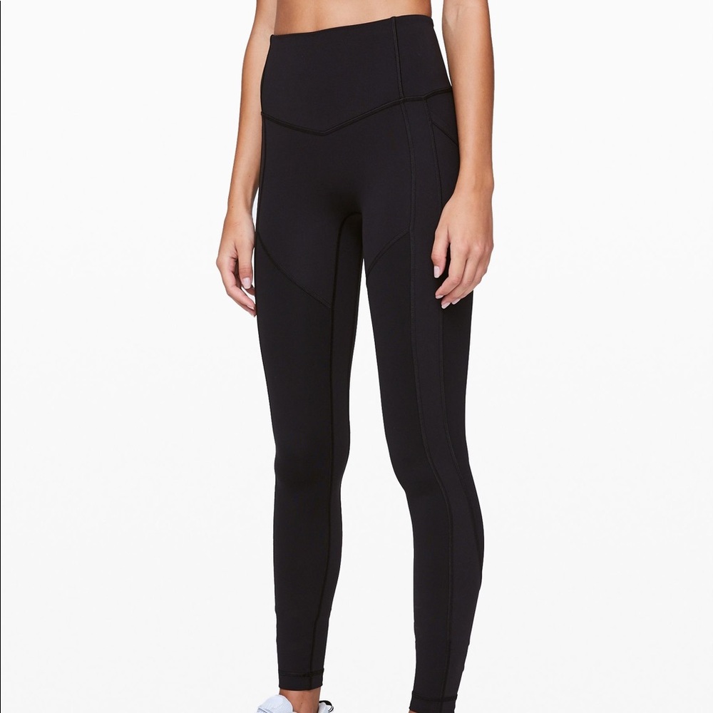 LULULEMON All the Right Places full leggings black SIZE 2 BRAND NEW
